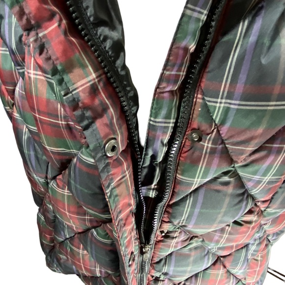 🔺SOLD🔺Eddie Bauer Down Vest Puffer Plaid Size XXL - Picture 8 of 9